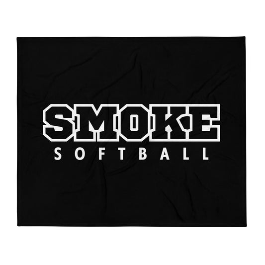 Throw Blanket | Smoke 14U Softball | Emblem Logo