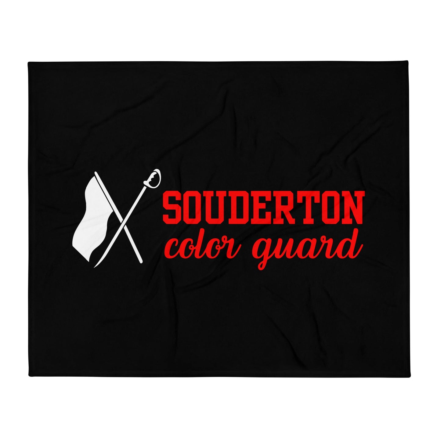 Throw Blanket | Souderton Color Guard | Crest Logo