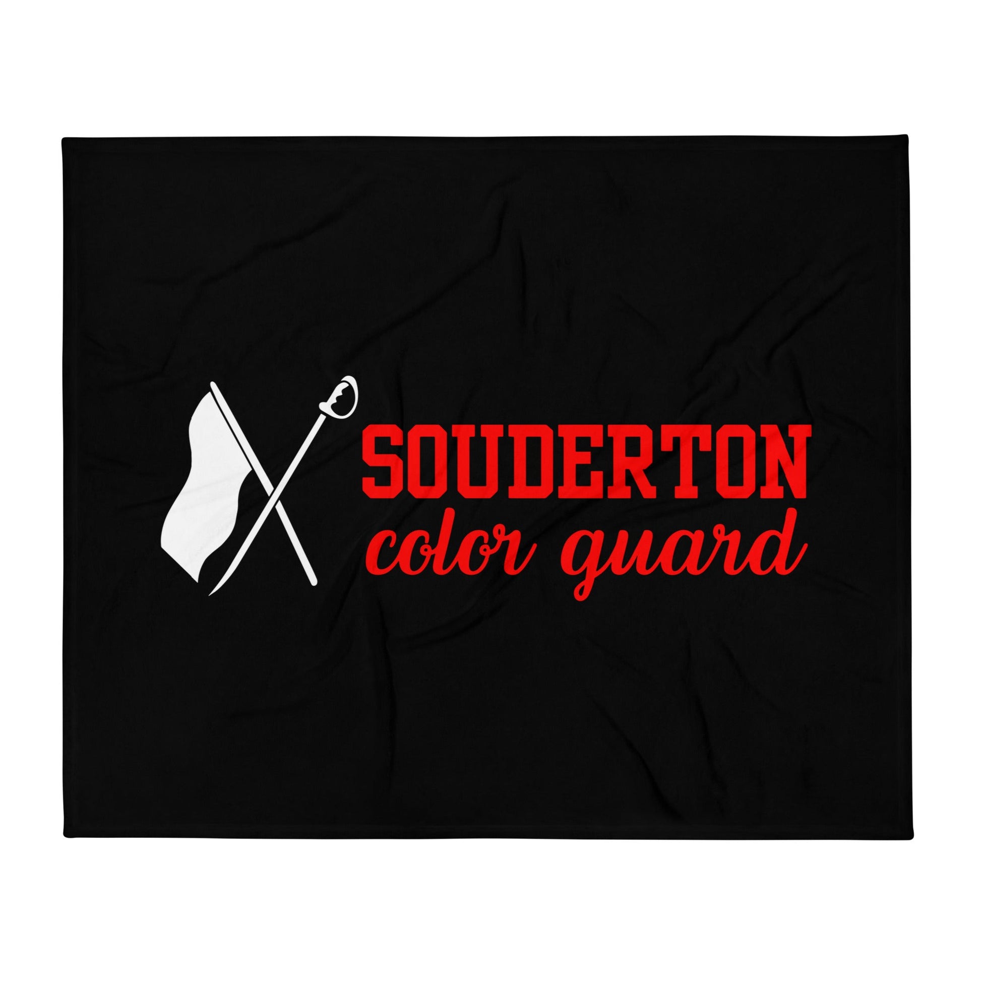 Throw Blanket | Souderton Color Guard | Crest Logo