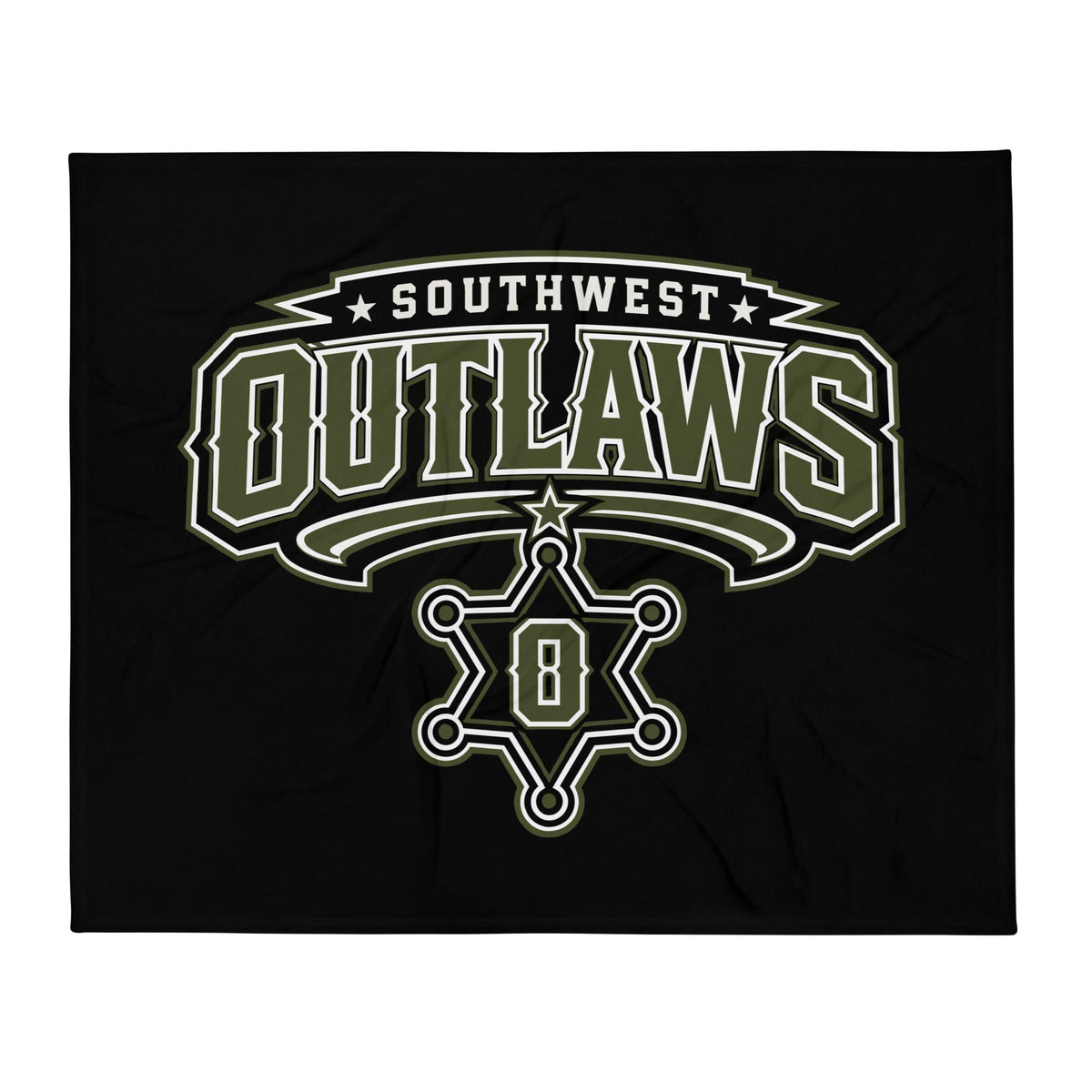 Throw Blanket | Southwest Outlaws | Frontier Athletics Logo