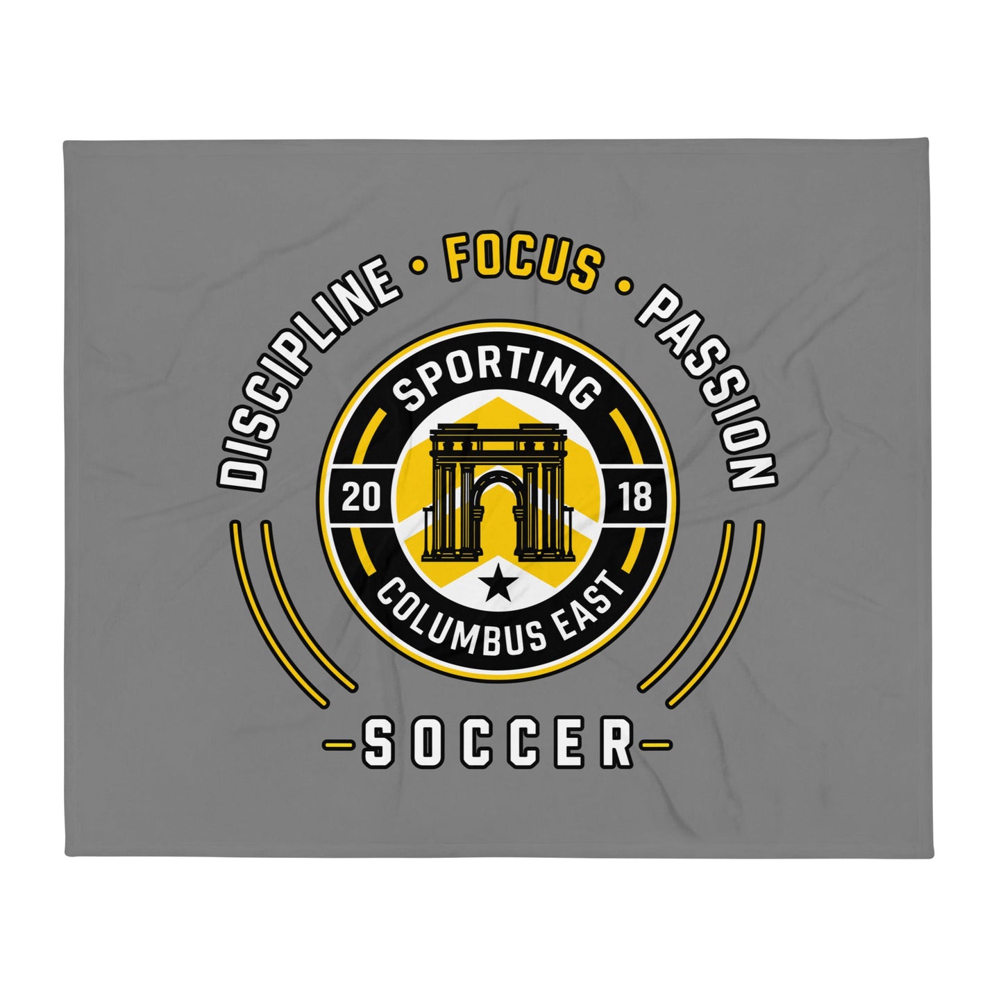 Throw Blanket | Sporting Columbus East | Emblem Logo