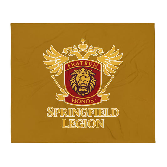 Throw Blanket | Springfield Legion Hockey Club | Imperial Crest Logo