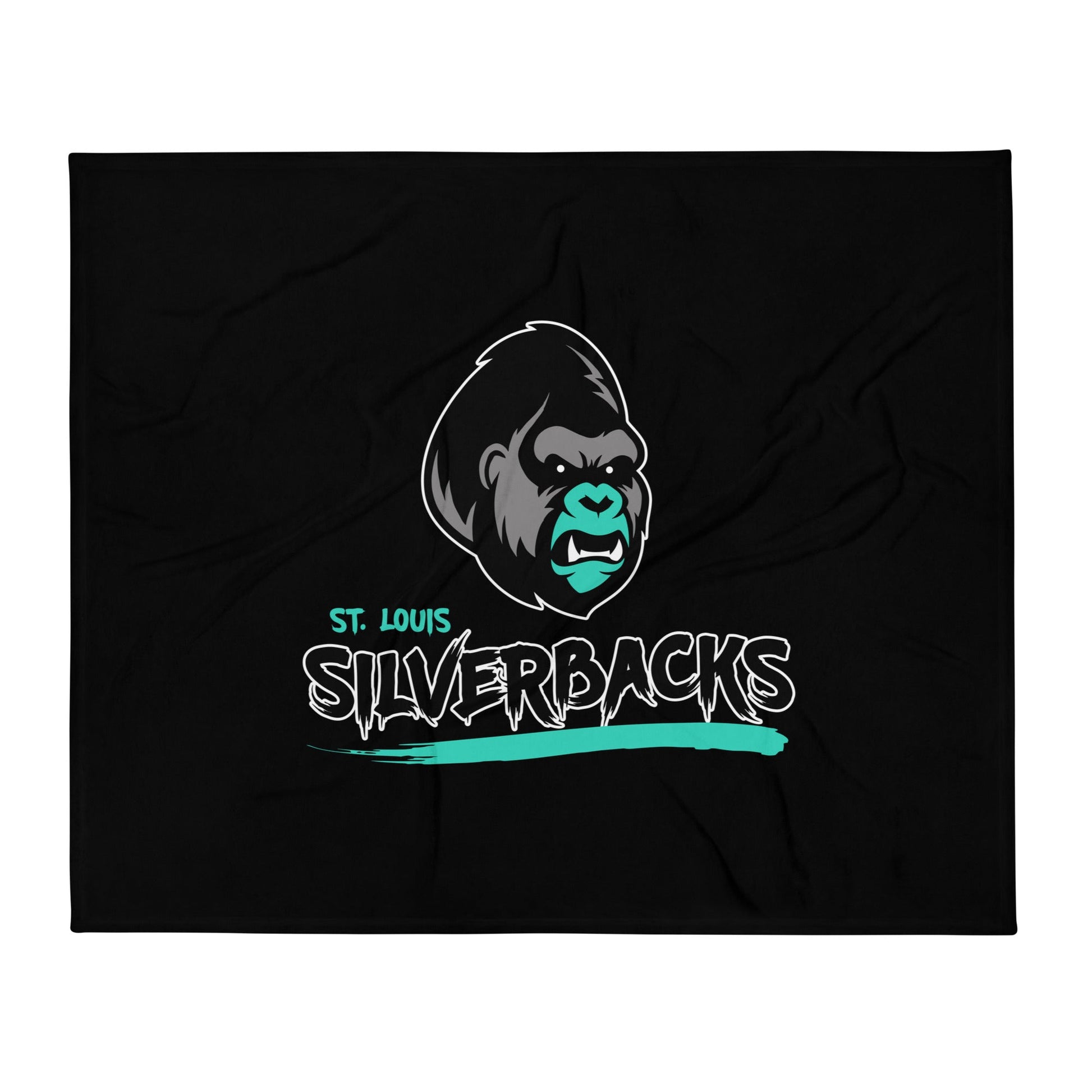 Throw Blanket | St. Louis Silverbacks Women’s Football Team | Mascot Logo