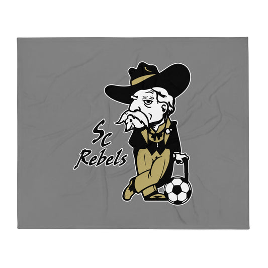 Throw Blanket | Stewart County Soccer | Mascot Logo