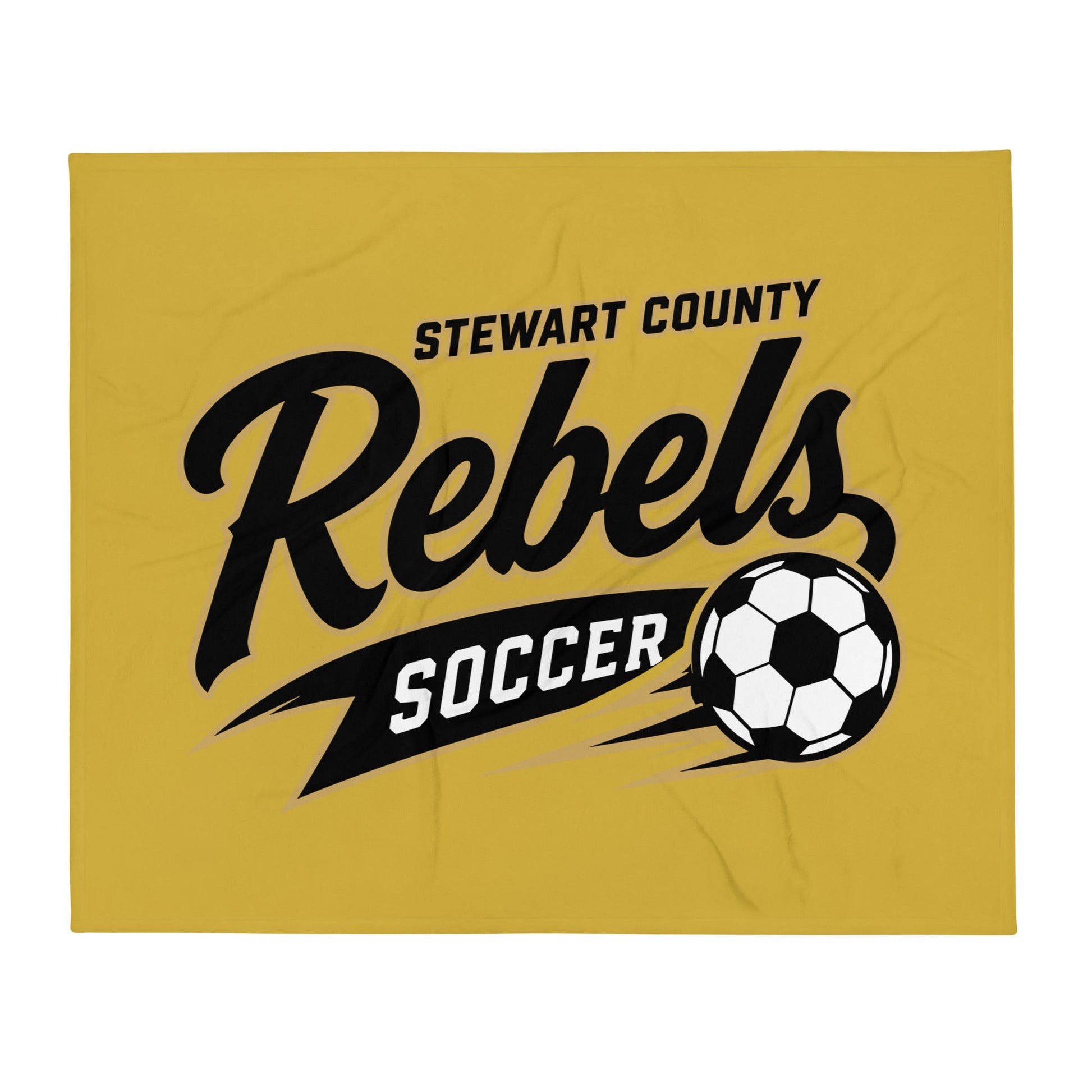 Throw Blanket | Stewart County Soccer | Rebels Logo