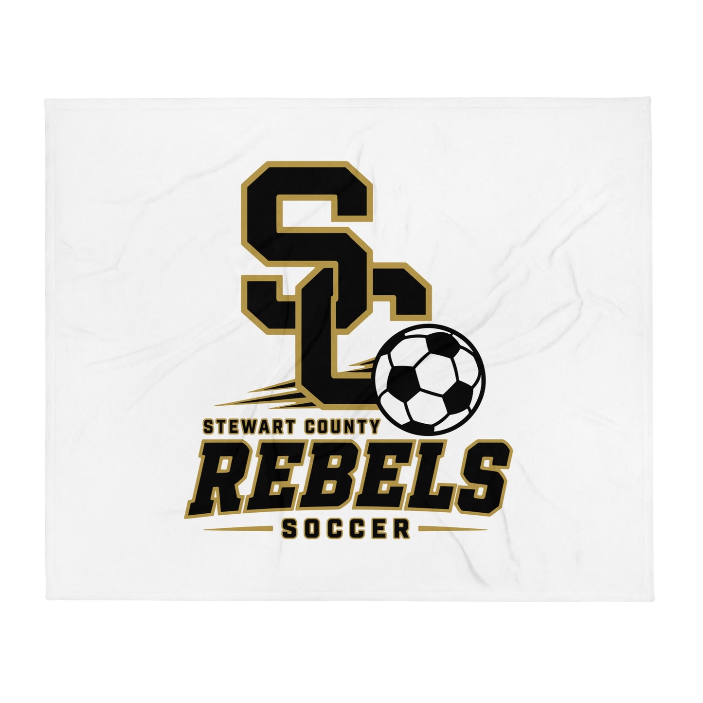 Throw Blanket | Stewart County Soccer | Vanguard Logo