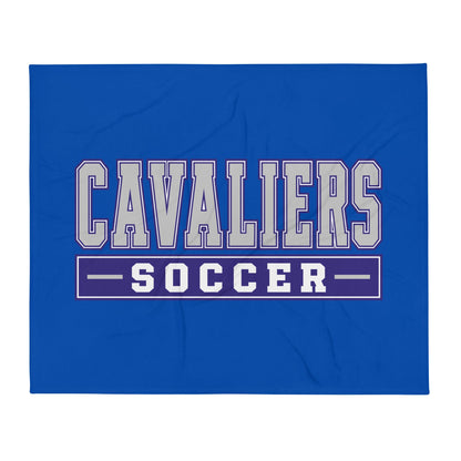 Throw Blanket | STM Soccer | Modern Script Logo