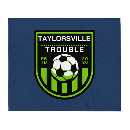 Throw Blanket | Taylorsville Trouble | Shield Logo