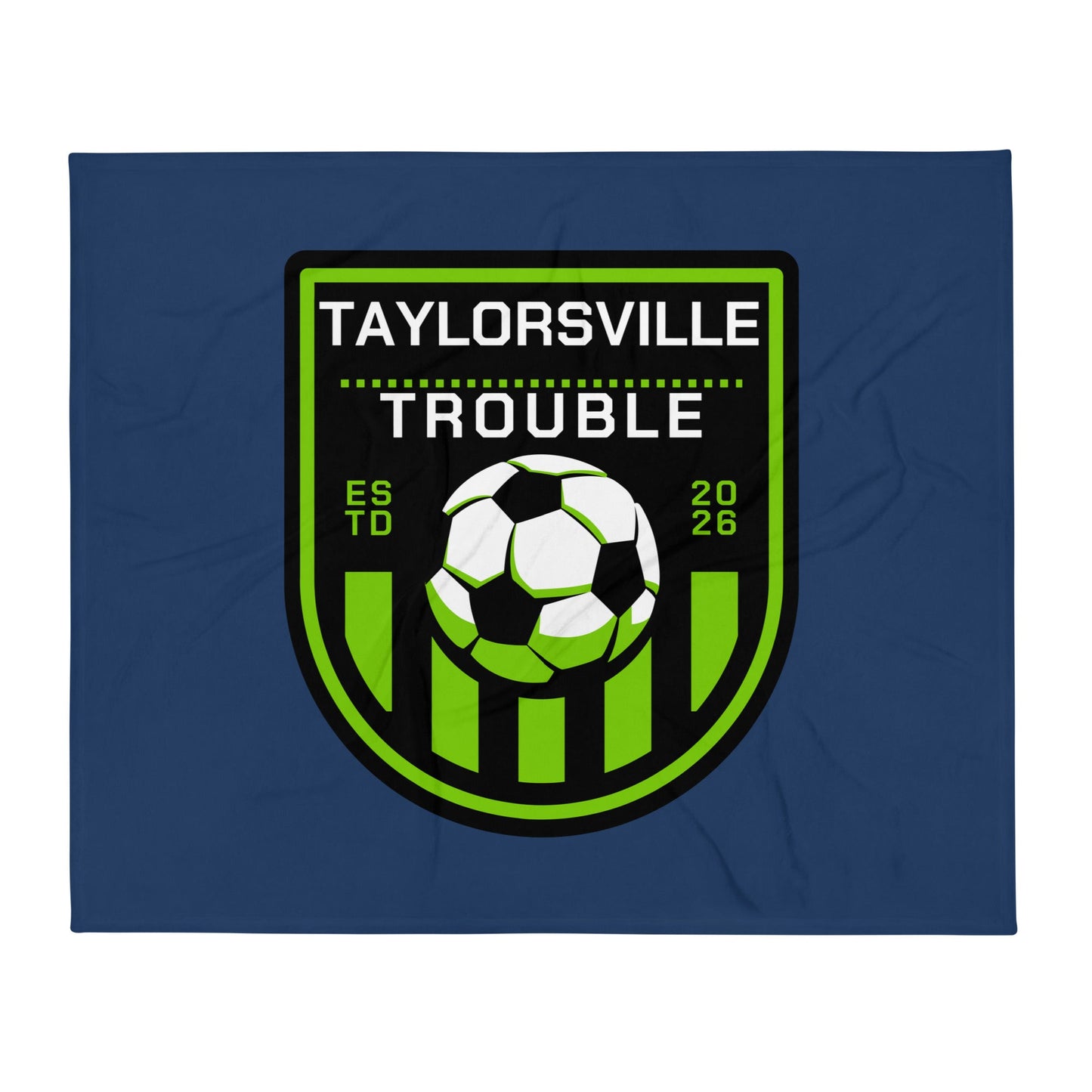 Throw Blanket | Taylorsville Trouble | Shield Logo