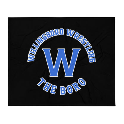 Throw Blanket | The Boro Brand | Script Logo