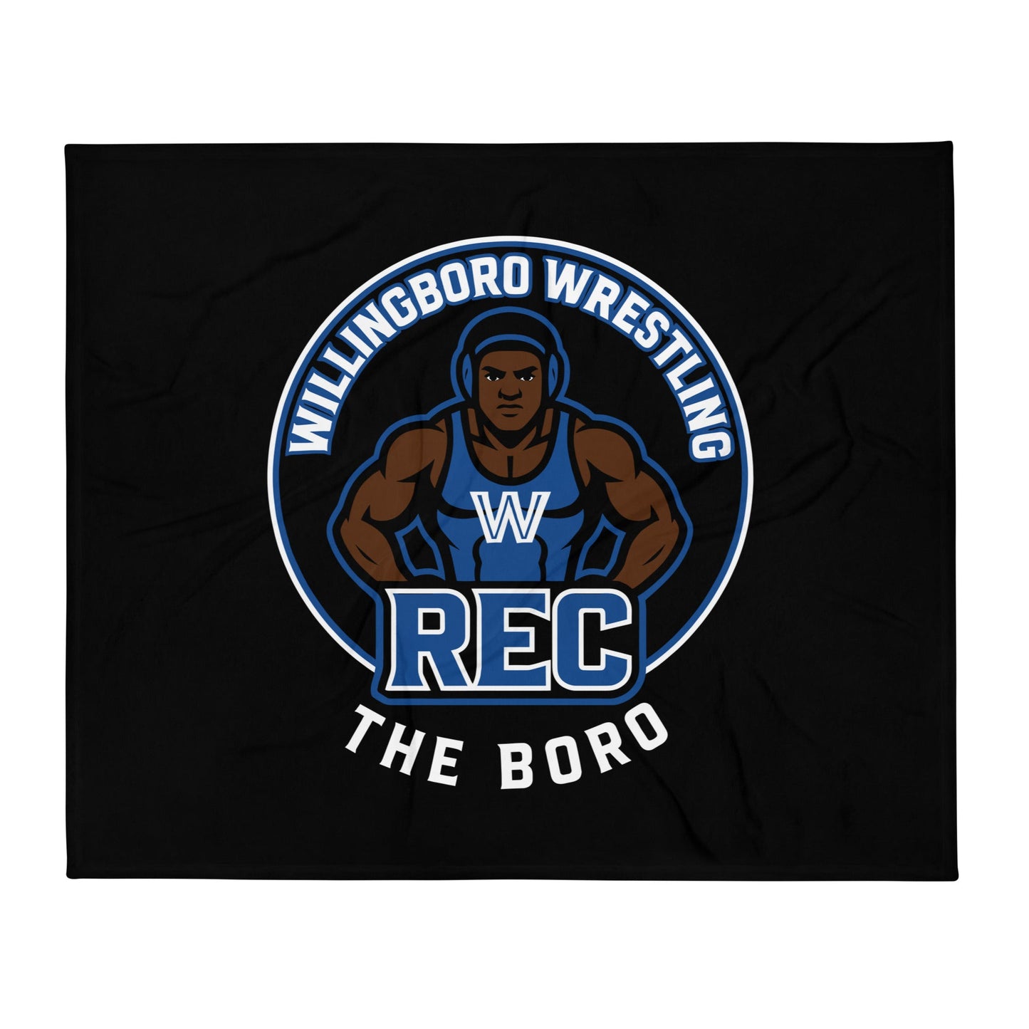 Throw Blanket | The Boro Brand | Wrestler Logo