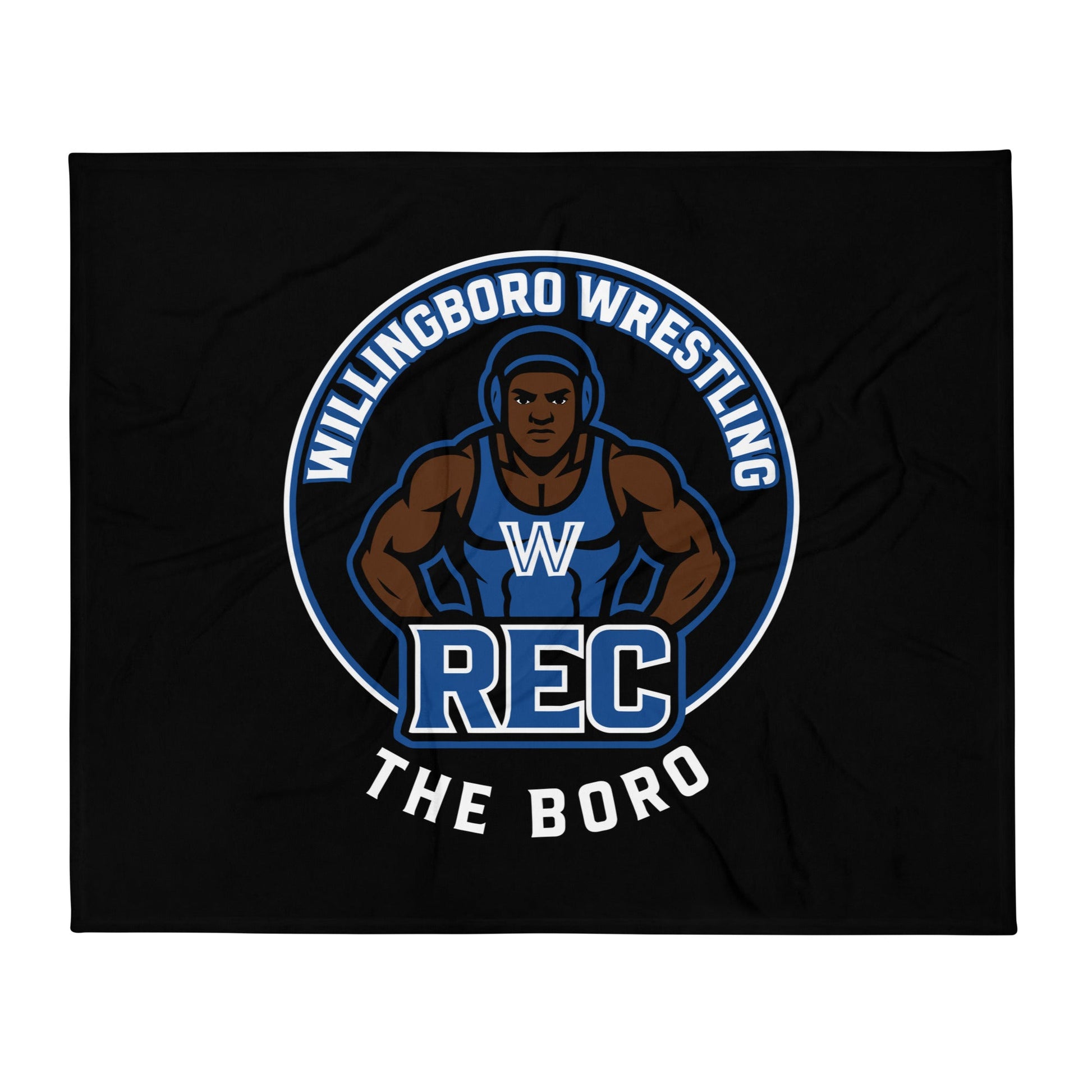 Throw Blanket | The Boro Brand | Wrestler Logo