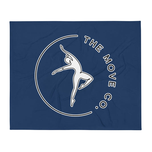 Throw Blanket | The Move Co. | Dance Crest Logo