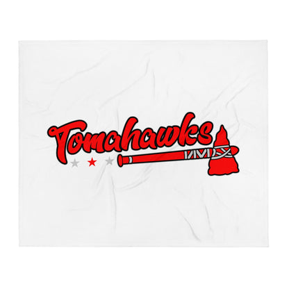 Throw Blanket | Tomahawks | Crest Logo