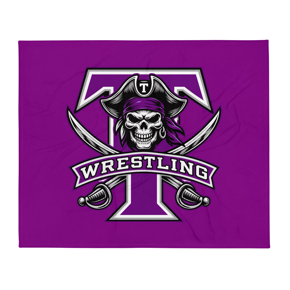 Throw Blanket | Tottenville wrestling club | Emblem Logo