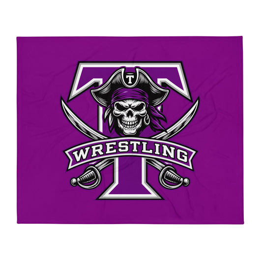 Throw Blanket | Tottenville wrestling club | Emblem Logo