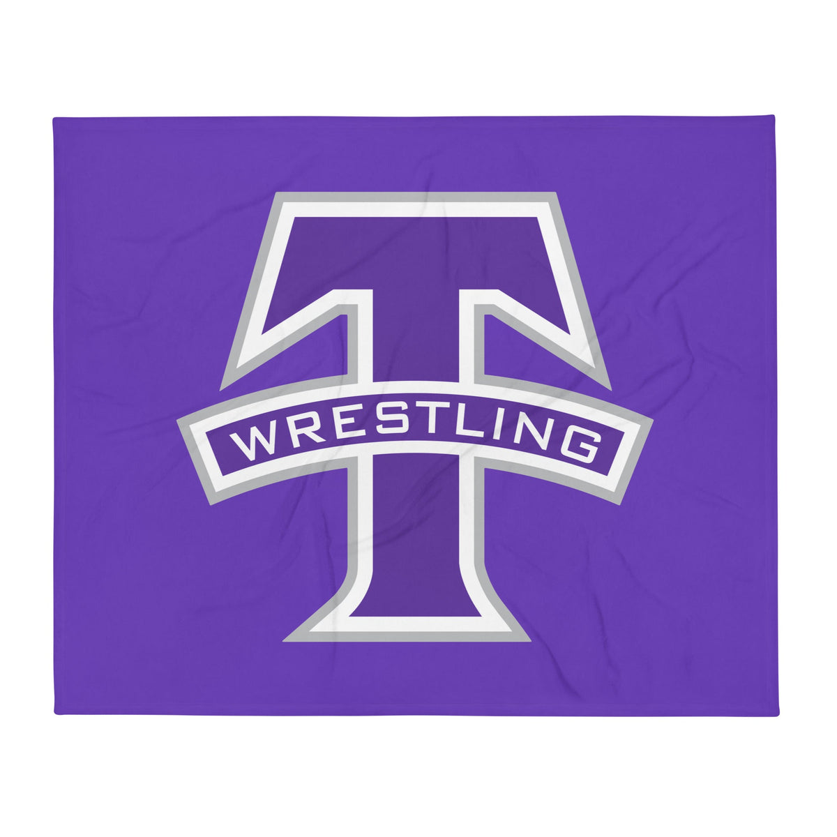 Throw Blanket | Tottenville wrestling club | Lettermark Logo