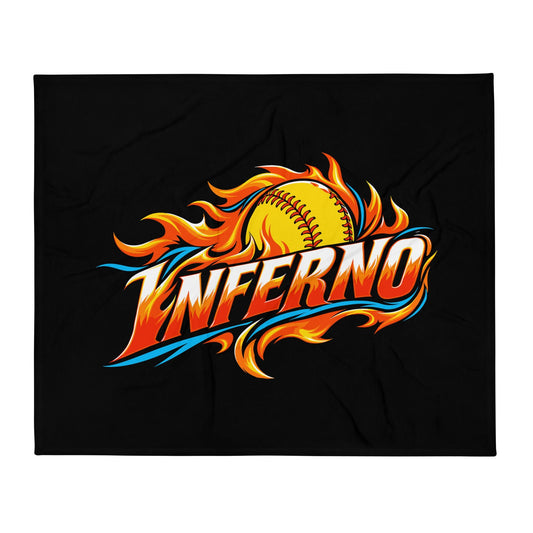Throw Blanket | Treasure Coast Inferno | Crest Logo