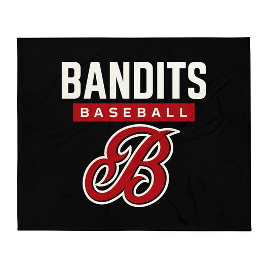Throw Blanket | Tri - City Baseball | Varsity Script Logo