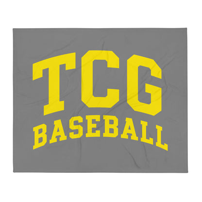 Throw Blanket | Tri-County Ghosts | TCG Crest Alt Logo
