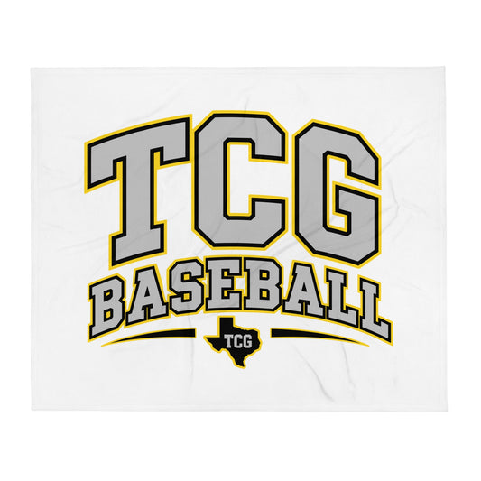 Throw Blanket | Tri-County Ghosts | TCG Crest Logo