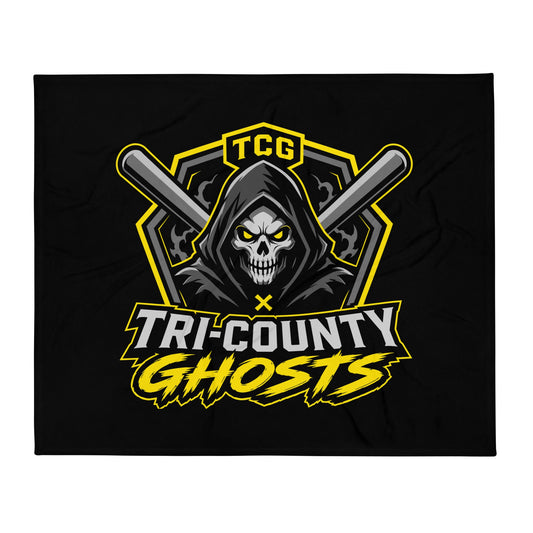 Throw Blanket | Tri-County Ghosts | Vanguard Ghosts Logo