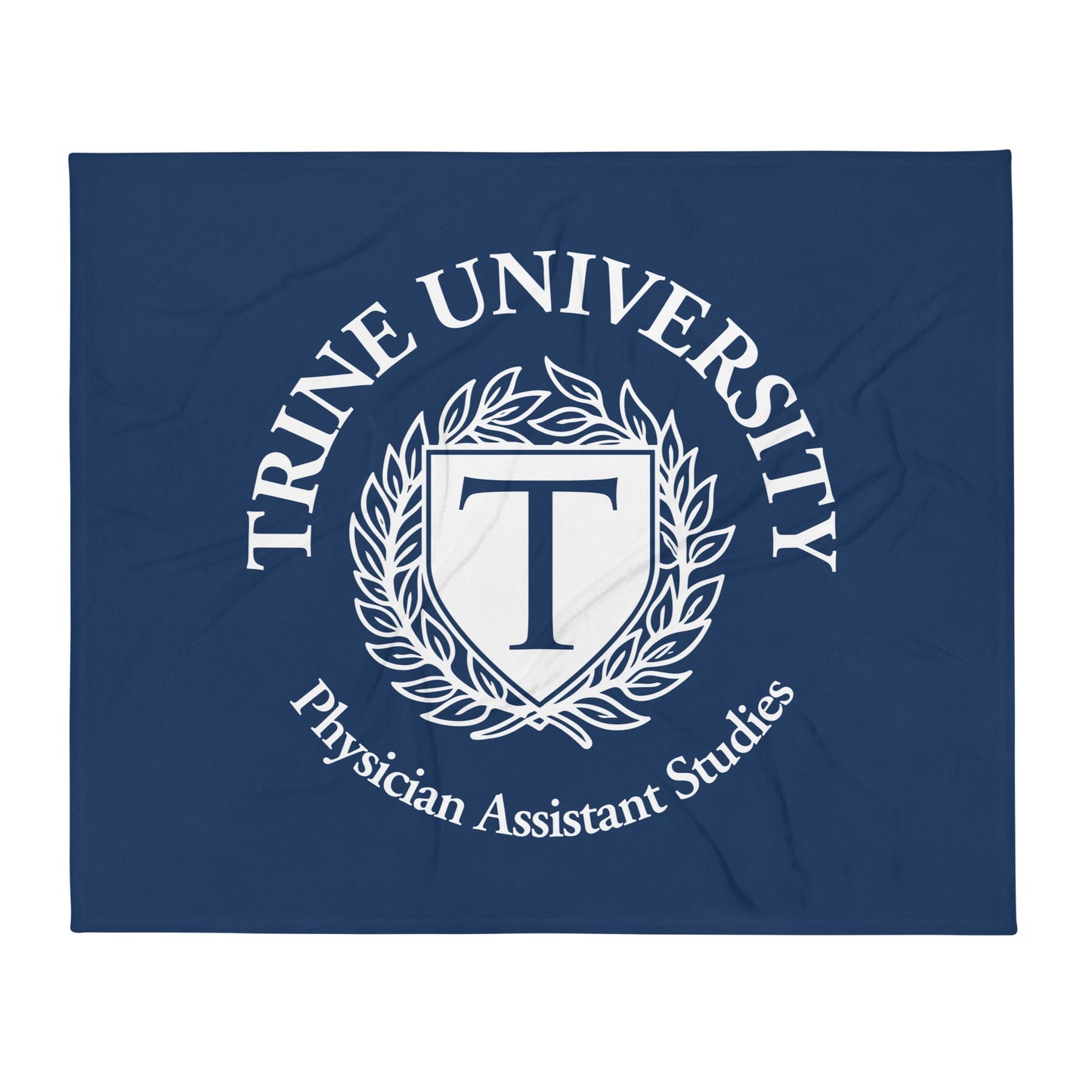 Throw Blanket | Trine PA program | Emblem Logo