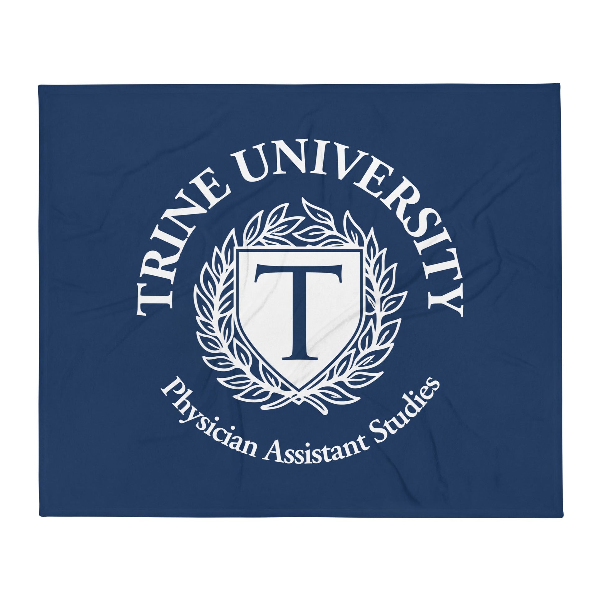 Throw Blanket | Trine PA program | Emblem Logo