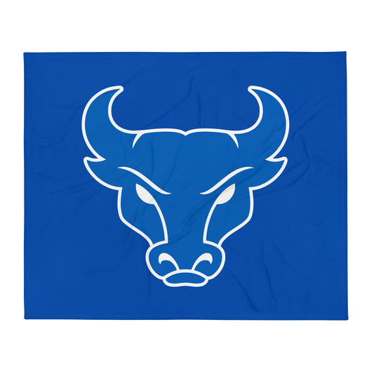 Throw Blanket | UB Womens Club Basketball | Emblem Logo