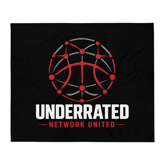 Throw Blanket | Underrated Network United – Team Store | Alt Logo