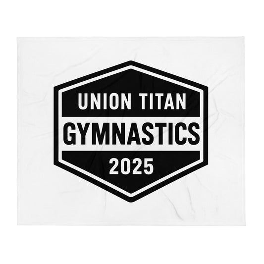 Throw Blanket | Union Gymnastics | Vanguard Logo