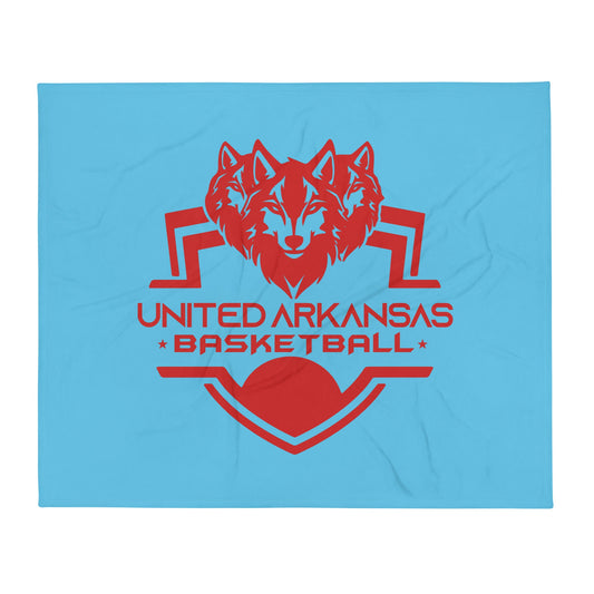 Throw Blanket | United Arkansas Basketball | Alt Logo