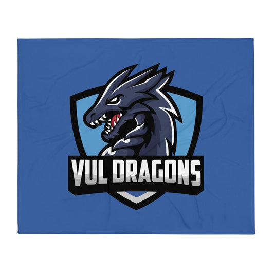 Throw Blanket | University Of Virginia Lynhberg | Dragon Crest Logo