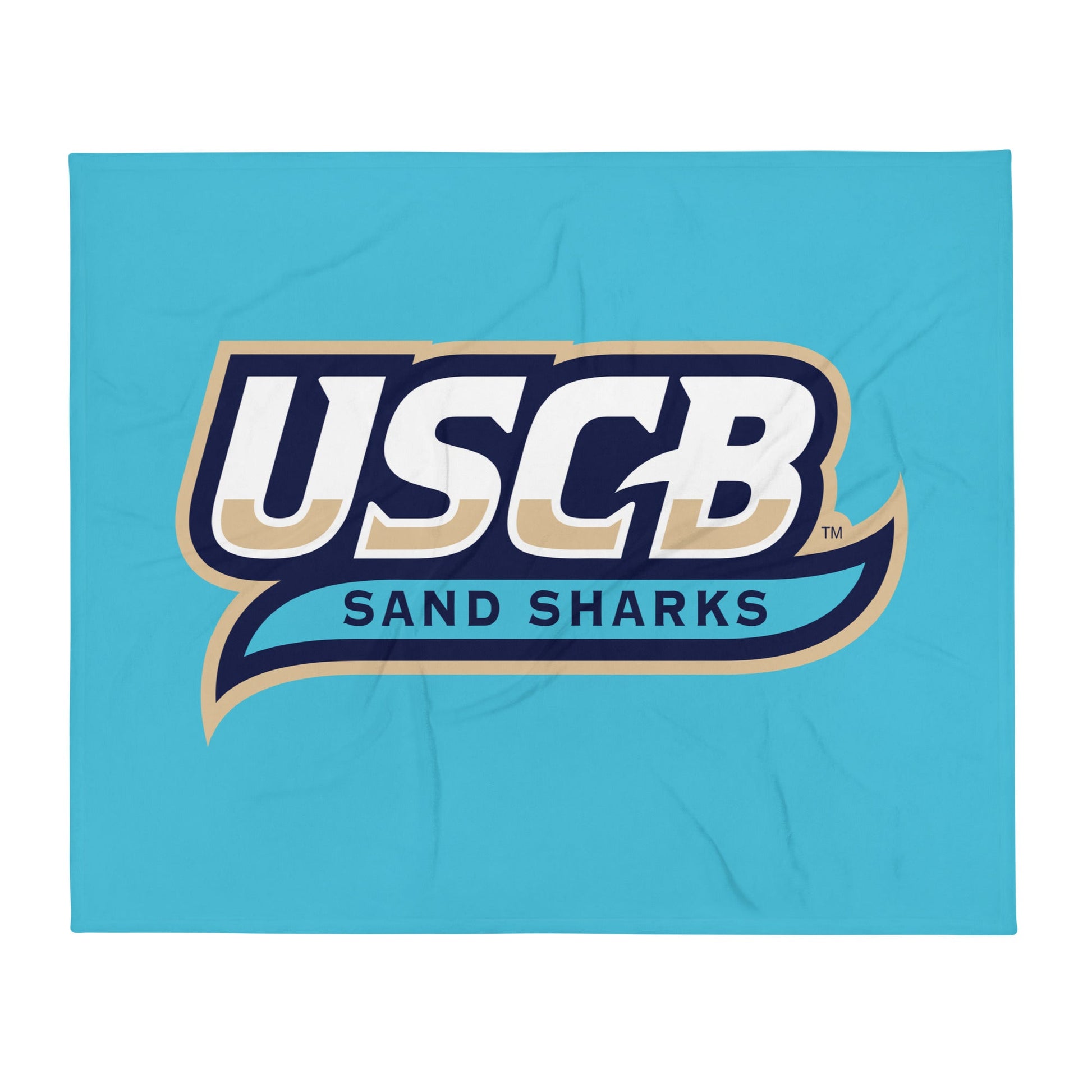 Throw Blanket | University South Carolina Beaufort Track & Field | USCB Logo
