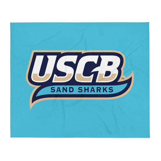 Throw Blanket | University South Carolina Beaufort Track & Field | USCB Logo