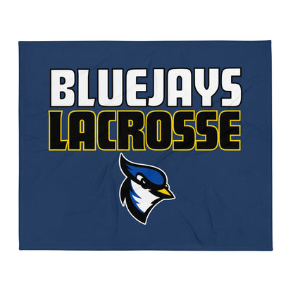Throw Blanket | USJ women’s lacrosse | Vanguard Logo