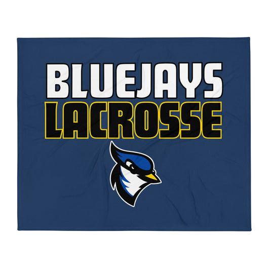 Throw Blanket | USJ women’s lacrosse | Vanguard Logo