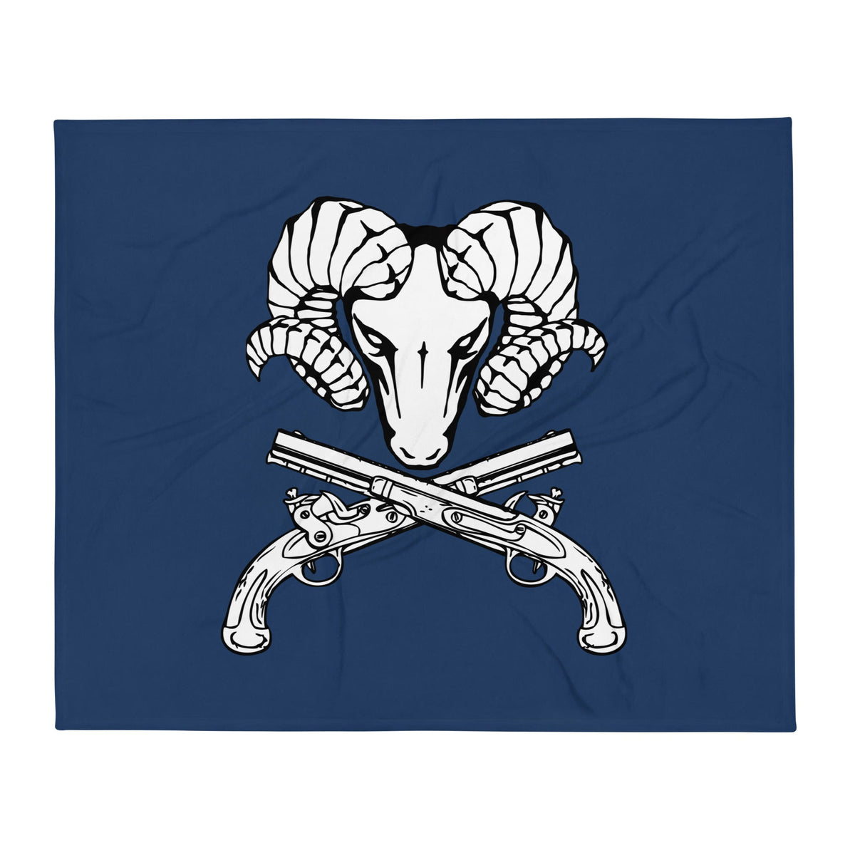 Throw Blanket | USNA Pistol Team | Emblem Logo