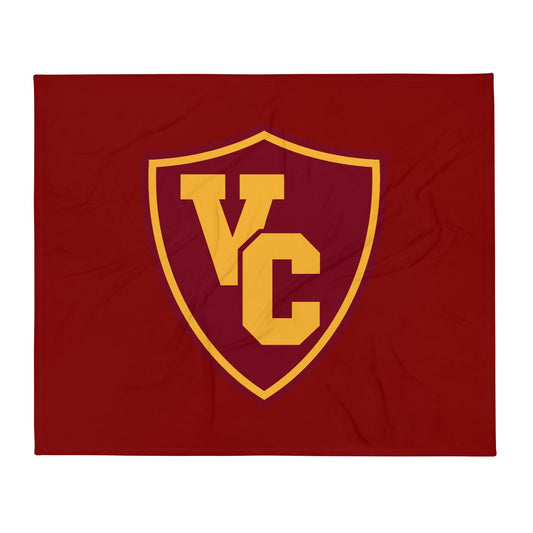 Throw Blanket | VCMS cheer | Shield Logo