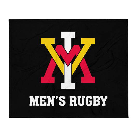 Throw Blanket | Virginia Military Institute Rugby | Alt Logo