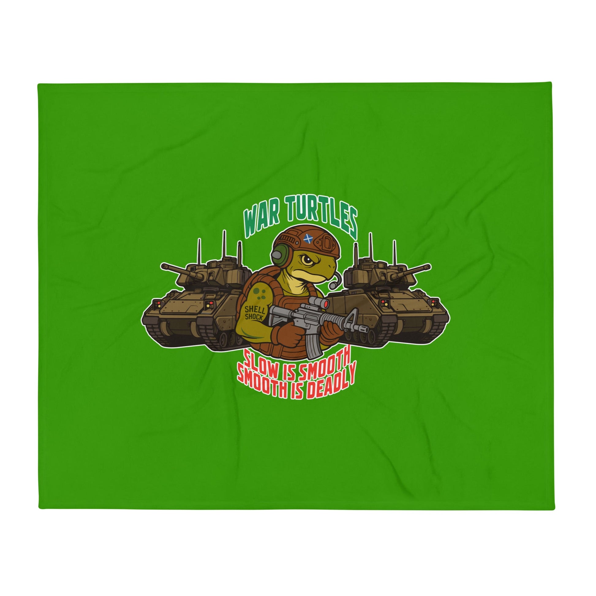 Throw Blanket | War Turtles | Battalion Logo