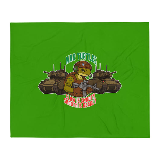 Throw Blanket | War Turtles | Battalion Logo