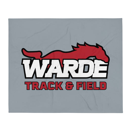 Throw Blanket | Warde Track and Field | Alt Logo