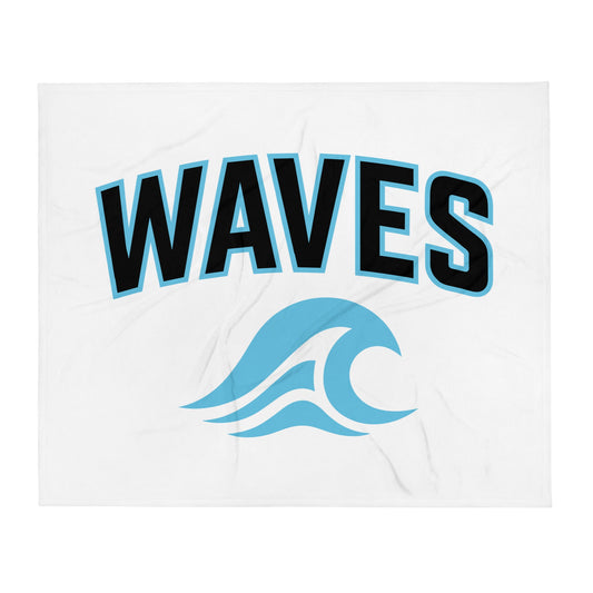 Throw Blanket | Waves Basketball