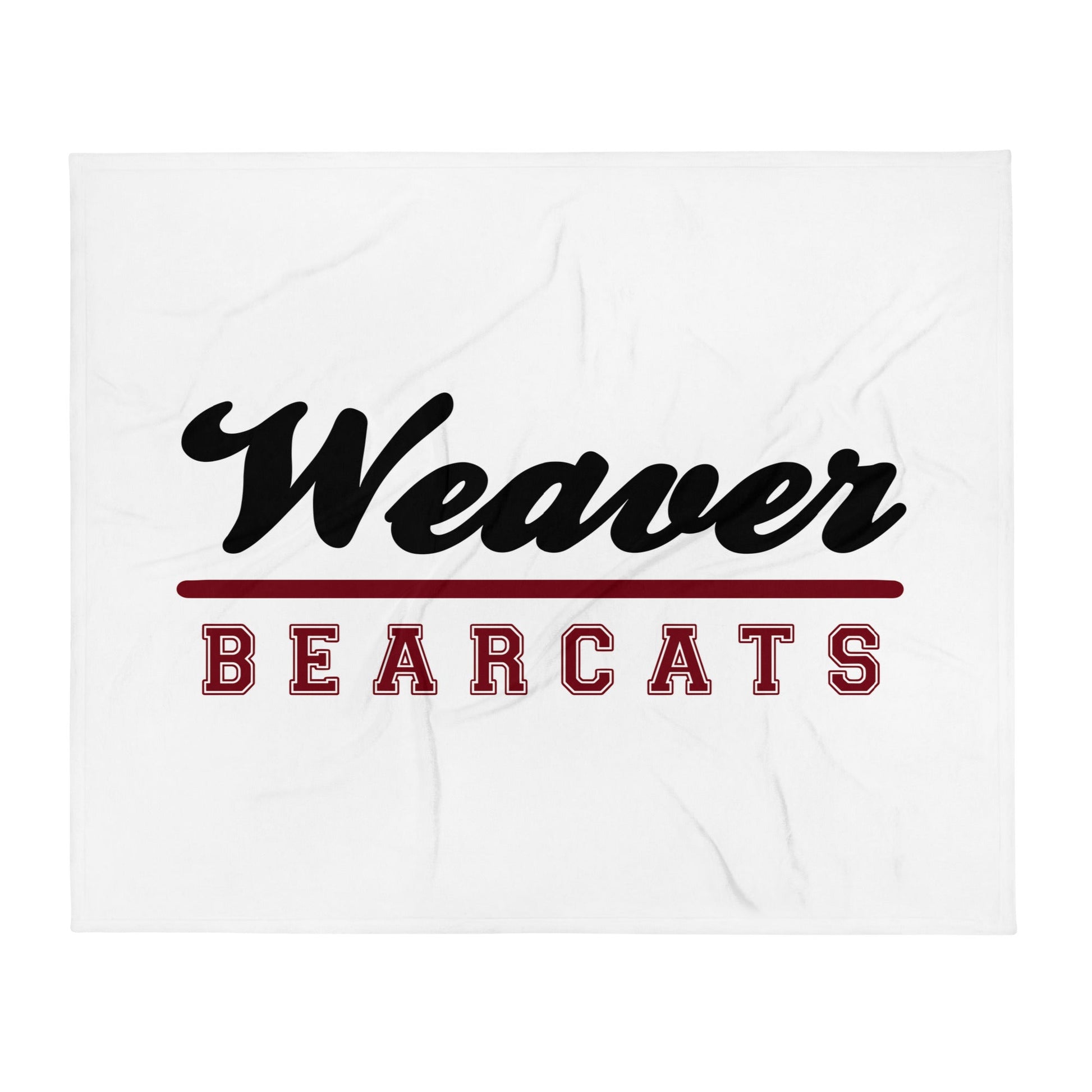 Throw Blanket | Weaver High School | Athletic Crest Logo