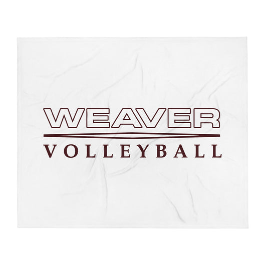 Throw Blanket | Weaver High School | Classic Court Mark Logo