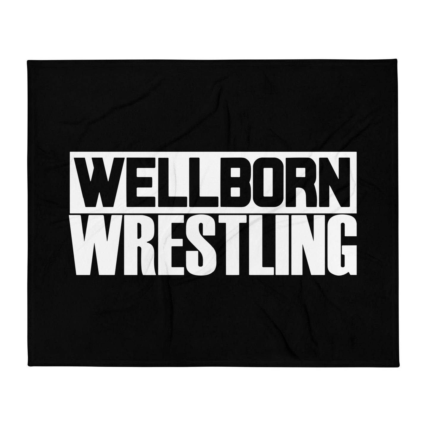 Throw Blanket | Wellborn Youth Wrestling | Script Logo