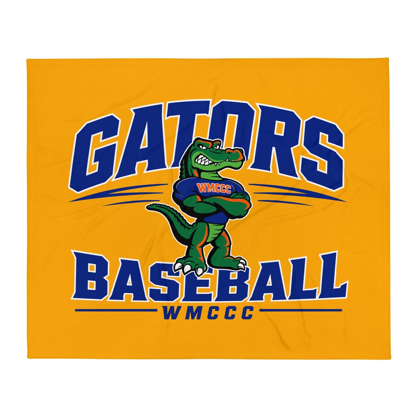 Throw Blanket | West Memphis Community Christian College Gators | Emblem Logo