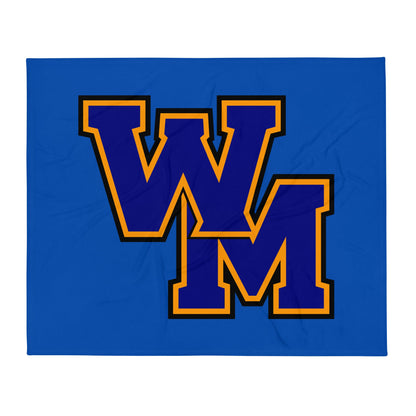 Throw Blanket | West Memphis Community Christian College Gators | WM-Mark Logo