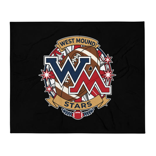 Throw Blanket | West Mound Stars | Vanguard Logo